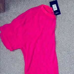 Fashion Nova swim coverup pink